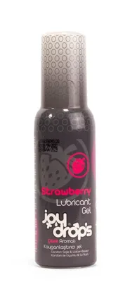 Gel Lubrifiant, JoyDrops, pe bază de apă, 100ml, arome căpșuni