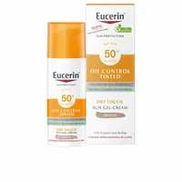 Cremă Gel Tinted SPF50, Eucerin, Oil Control, 50 ml, bej