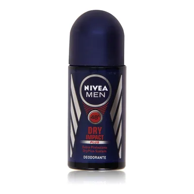 Deodorant roll-on, Nivea Men, Dry Impact, 50 ml, negru