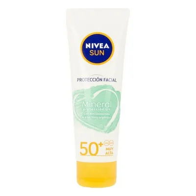 Cremă solară facială, Nivea, SPF 50+, 50 ml
