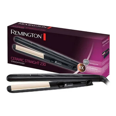 Placă de îndreptat părul, Remington, negru, cu oprire automată
