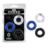 Inele Donut, Chisa Novelties, 3.3cm, elastice, multicolore