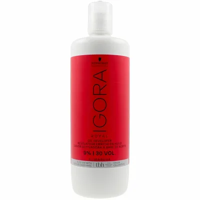 Lichid activator păr, Schwarzkopf, Igora Royal, 30 vol, Alb, 1 L