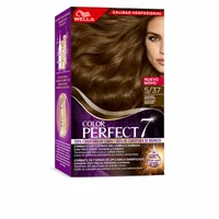 Vopsea permanentă, Wella, Color Perfect 7 5/37, păr gri, maro, 60 ml