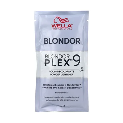 Pulbere decolorantă, Wella, Blondor Plex, albastru, 30 g
