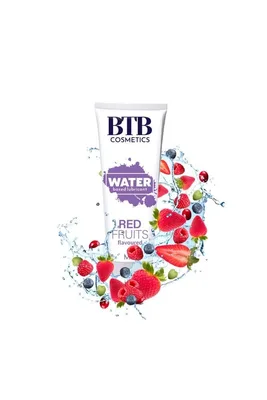 Lubrifiant Pe Bază De Apă, BTB Cosmetics, Fructe Roșii, 100 ml