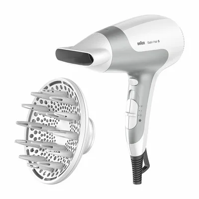 Uscător de păr Braun Satin Hair 5, alb, 2500 W