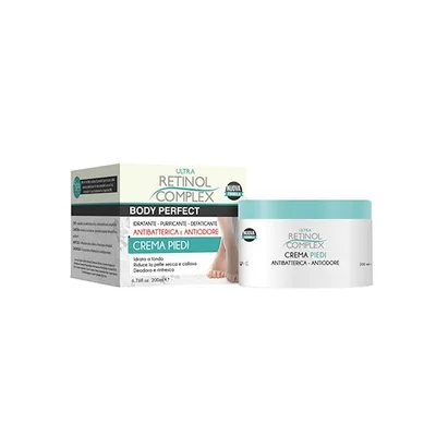 Crema pentru picioare antibacteriana, antimiros, Ultra Retinol Complex, 200ml