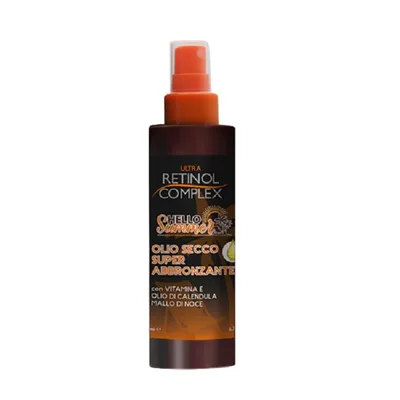 Ulei uscat super bronzant, Hello Summer, Ultra Retinol Complex, 200 ml