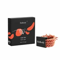 Elastice păr, Bellody, set 4 bucăți, portocaliu