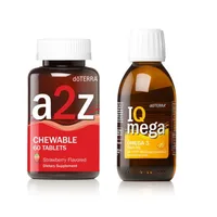 Supliment alimentar a2z 60 capsule si ulei IQ Mega 150 ml