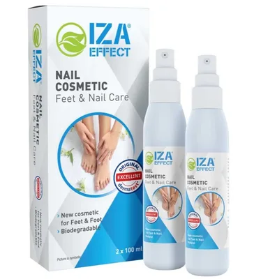 IZA Effect – spray pentru problemele unghiilor și picioarelor (1+1) - 2 x 100 ml