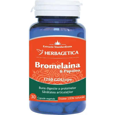 BROMELAINA & PAPAINA 30CPS