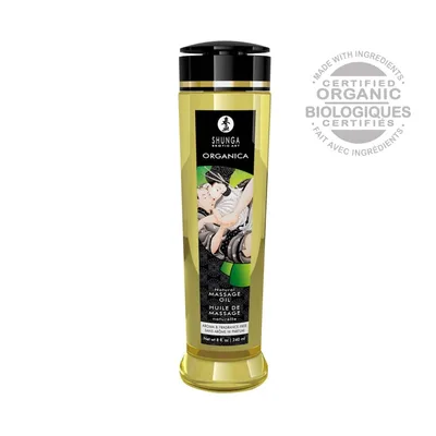 Ulei masaj, Shunga, Organica, 240 ml, natural