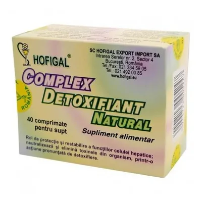 COMPLEX DETOXIFIANT NATURAL 40CPR