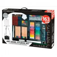 Set pictură, Daler Rowney, șevalet studio, 163 piese, multicolor