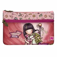 Etui școlar, Olaf, Gorjuss Carousel, roz