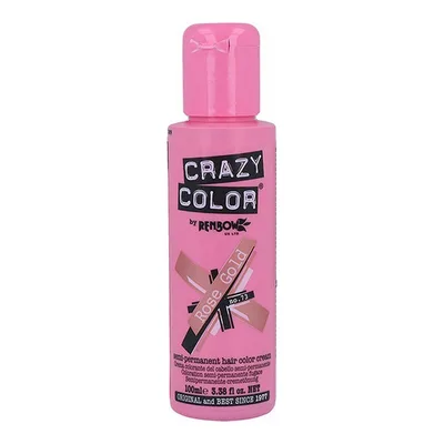 Vopsea de păr semipermanentă, Crazy Color, Rose Gold, 100 ml