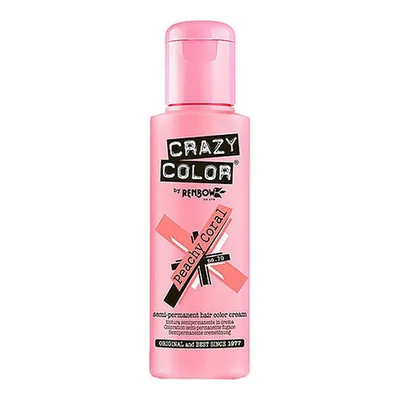 Vopsea semi-permanentă, Crazy Color, Nº 70, Peach Coral, 100 ml