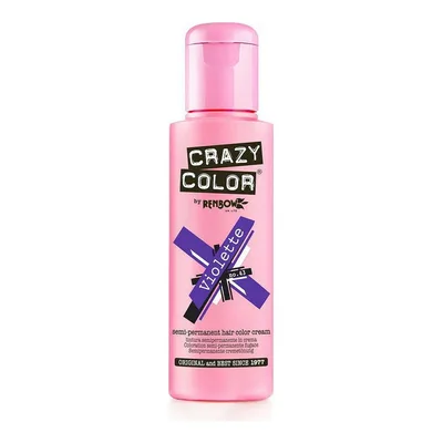Vopsea permanentă, Crazy Color, model Nº 43, violet, 100 ml