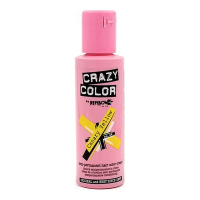 Vopsea păr, Crazy Color, Nº 49, semi-permanentă, galben canar