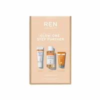 Set cosmetic, REN, Glow One Step Further, 3 piese