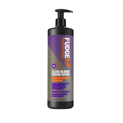 Șampon, Fudge, Clean Blonde Damage Rewind, 1000 ml, violet