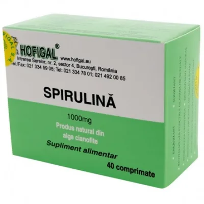 SPIRULINA 1000MG 40CPR