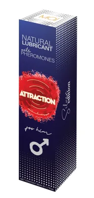 Lubrifiant, Mai Attraction, cu feromoni, pentru bărbați, 50 ml