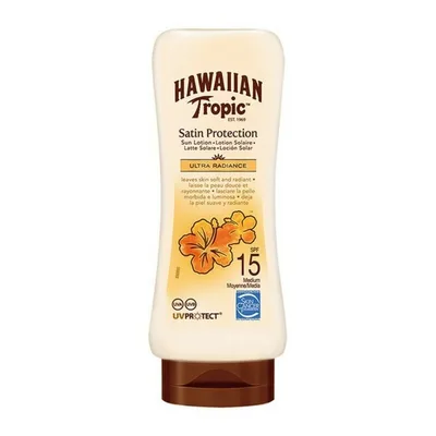 Lotiune de plajă, Hawaiian Tropic, Satin Protection, 180 ml, bej deschis