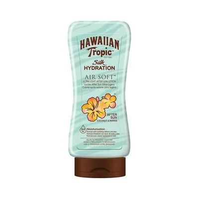 Lapte după plajă, Hawaiian Tropic, Ultra Light, nucă de cocos și papaya, 180 ml