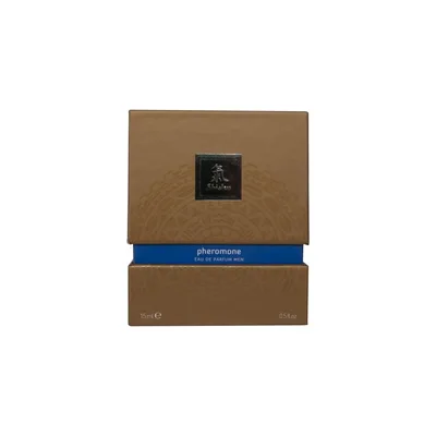 Parfum cu feromoni, Shiatsu, Pheromon Fragrance bărbați, albastru închis, 15 ml