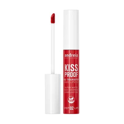 Ruj, Andreia Professional, Kiss Proof, roșu, 8 ml
