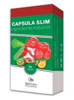 British Pharma Pachet 2 Capsula Slim - pentru o slabire naturala - 60 cps