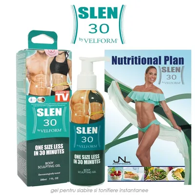Velform Slen 30 – gel pentru slabire si tonifiere instantanee – 200 ml