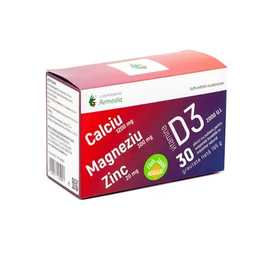 CA+MG+ZN+VITAMINA D3  30DZ