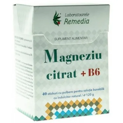 MAGNEZIU CITRAT+B6 25STICKURI
