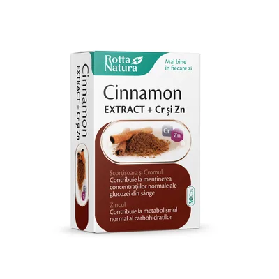 CINNAMON EXTRACT+CROM SI ZINC 30CPS