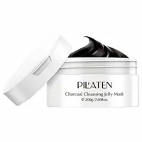 Mască facială, Pilaten, Jelly, cărbune, 200 ml