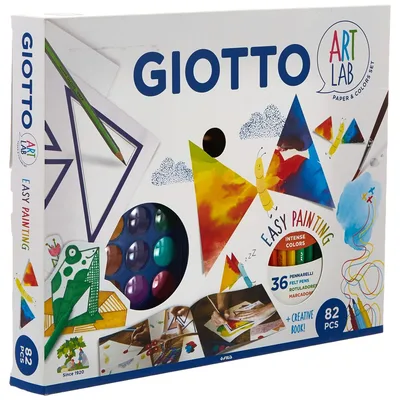 Set pictură, Giotto, multicolor, 82 piese