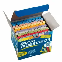 Crete colorate, Giotto Robercolor, multicolor, rezistente la praf, 100 bucăți