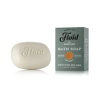 Săpun solid, Floid, Vetyver Splash, 120 g, îmbogățit cu lecitina, unt de shea