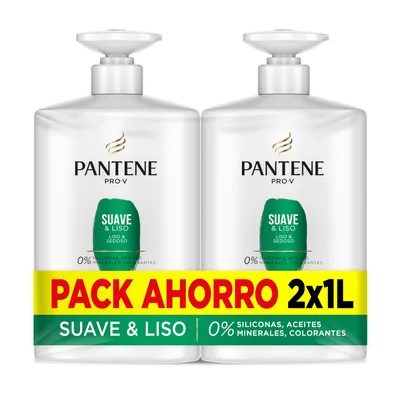 Șampon, Pantene, Pro-V, flacon 2 x 1 L, fără parfum