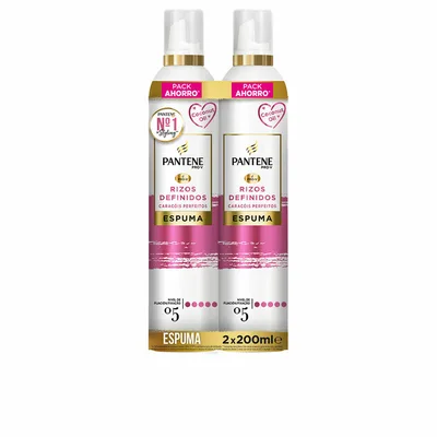 Spumă pentru bucle, Pantene, set 2 x 200 ml, pentru păr creț
