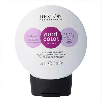Vopsea de păr permanentă, Revlon, Nutri Color, violet, 240 ml