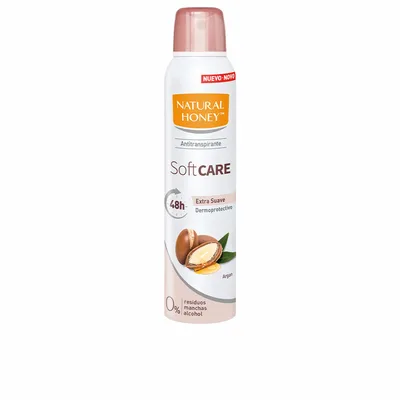 Spray Deodorant, Natural Honey, Soft Care, 200 ml