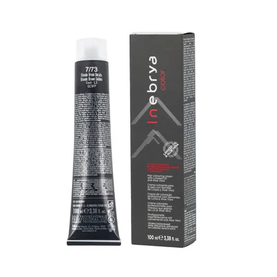 Vopsea de păr, Inebrya, Tobacco 7/73, arămiu 100 ml