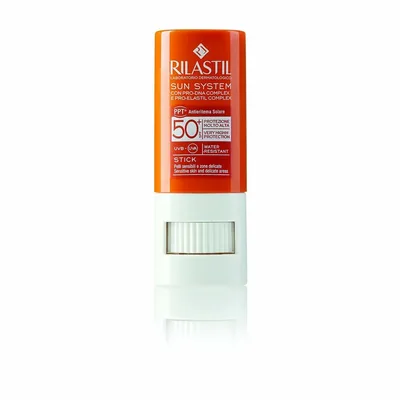 Stick protecție solară față, Rilastil, Sun System, SPF50+, transparent