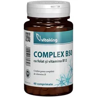 COMPLEX B50 CU FOLAT SI VITAMINA B12 60CPR