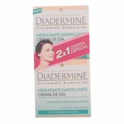 Set cosmetic femei Diadermine, lotiune hidratanta si matifianta